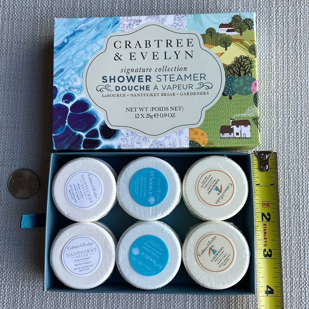 Crabtree & Evelyn Shower Steamer Tablets 12pc set - Picture 11 of 12